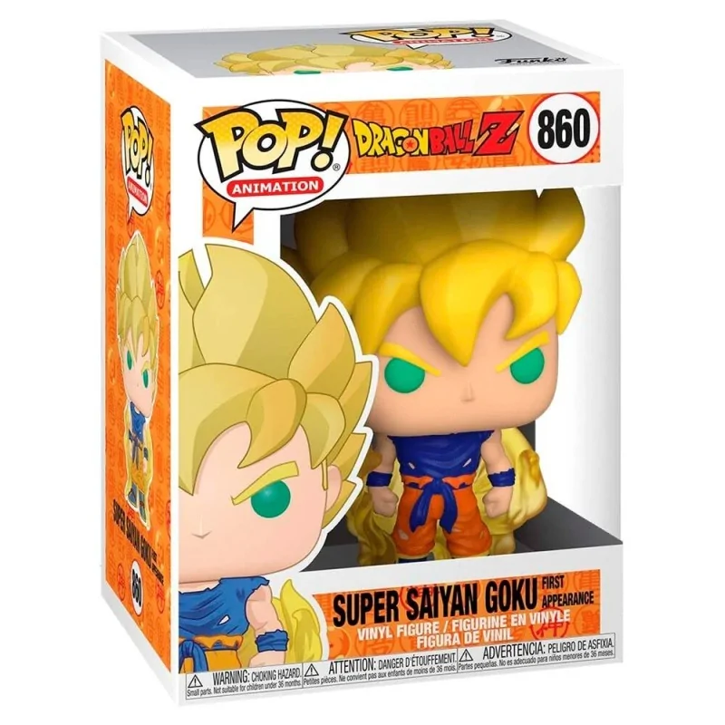 Funko POP! Dragon Ball Z S8 Super Saiyan Goku First Appearance (860) de Funko en Funko Pop | La Cueva Roja
