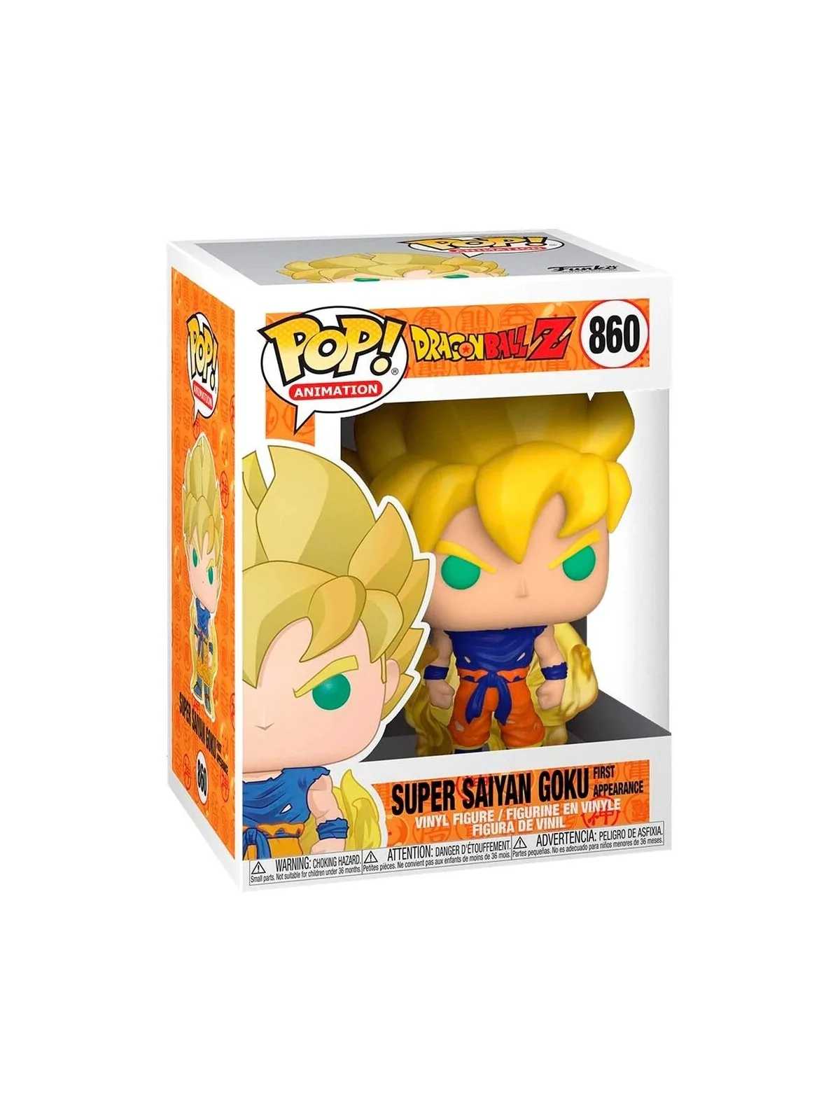 Funko POP! Dragon Ball Z S8 Super Saiyan Goku First Appearance (860) de Funko en Funko Pop | La Cueva Roja