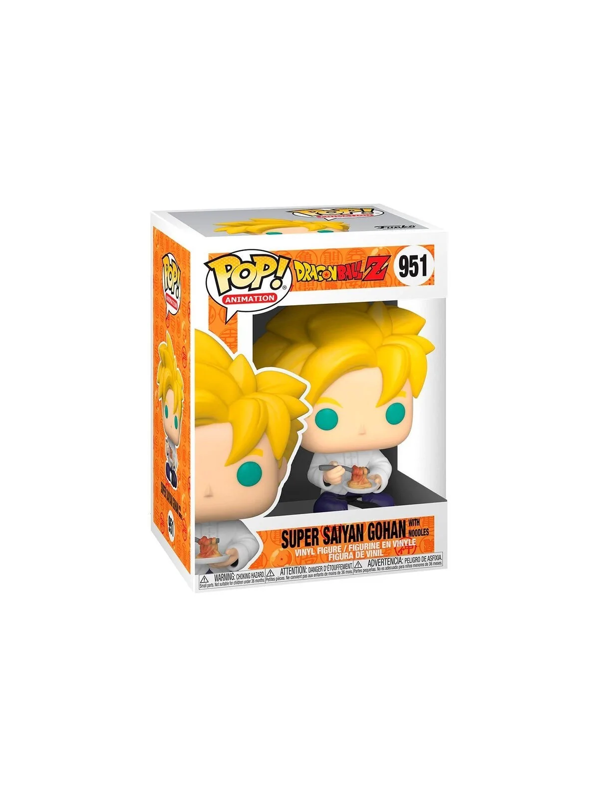 Funko POP! Dragon Ball Z Serie 9 Super Saiyan Gohan with Noodles (951) de Funko en Funko Pop | La Cueva Roja