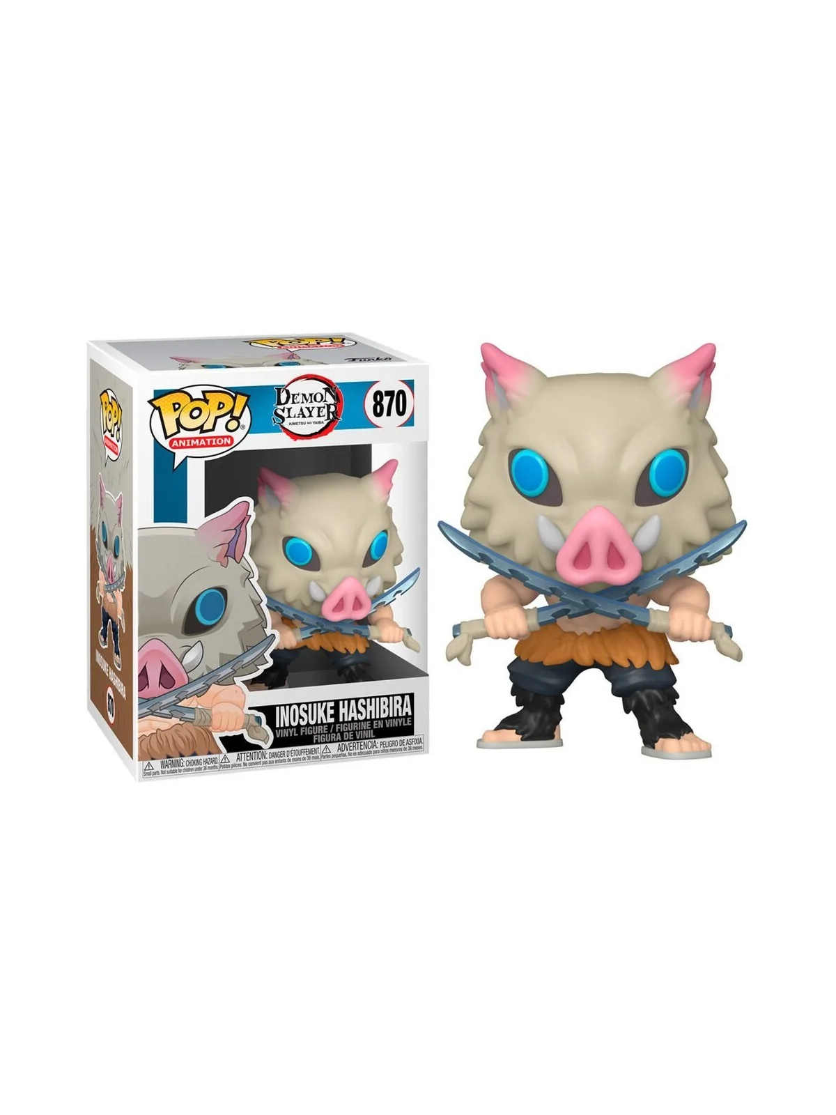 Funko POP! Demon Slayer Kimetsu No Yaiba Inosuke Hashibira (870) de Funko en Funko Pop | La Cueva Roja