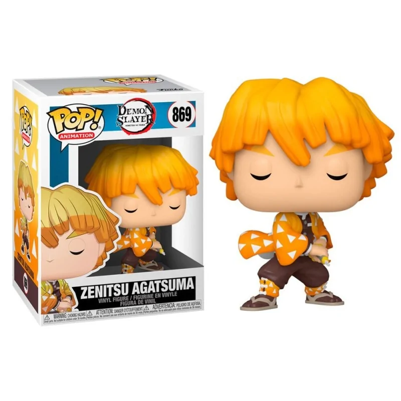 Funko POP! Demon Slayer Kimetsu No Yaiba Zenitsu Agatsuma (869) de Funko en Funko Pop | La Cueva Roja
