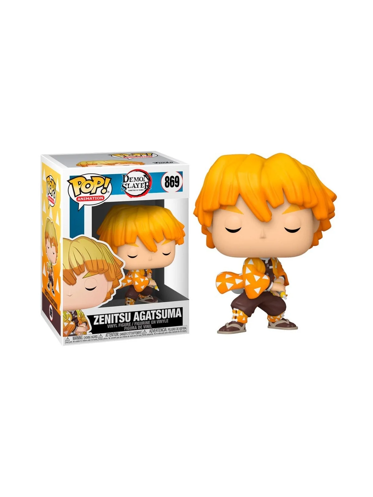 Funko POP! Demon Slayer Kimetsu No Yaiba Zenitsu Agatsuma (869) de Funko en Funko Pop | La Cueva Roja
