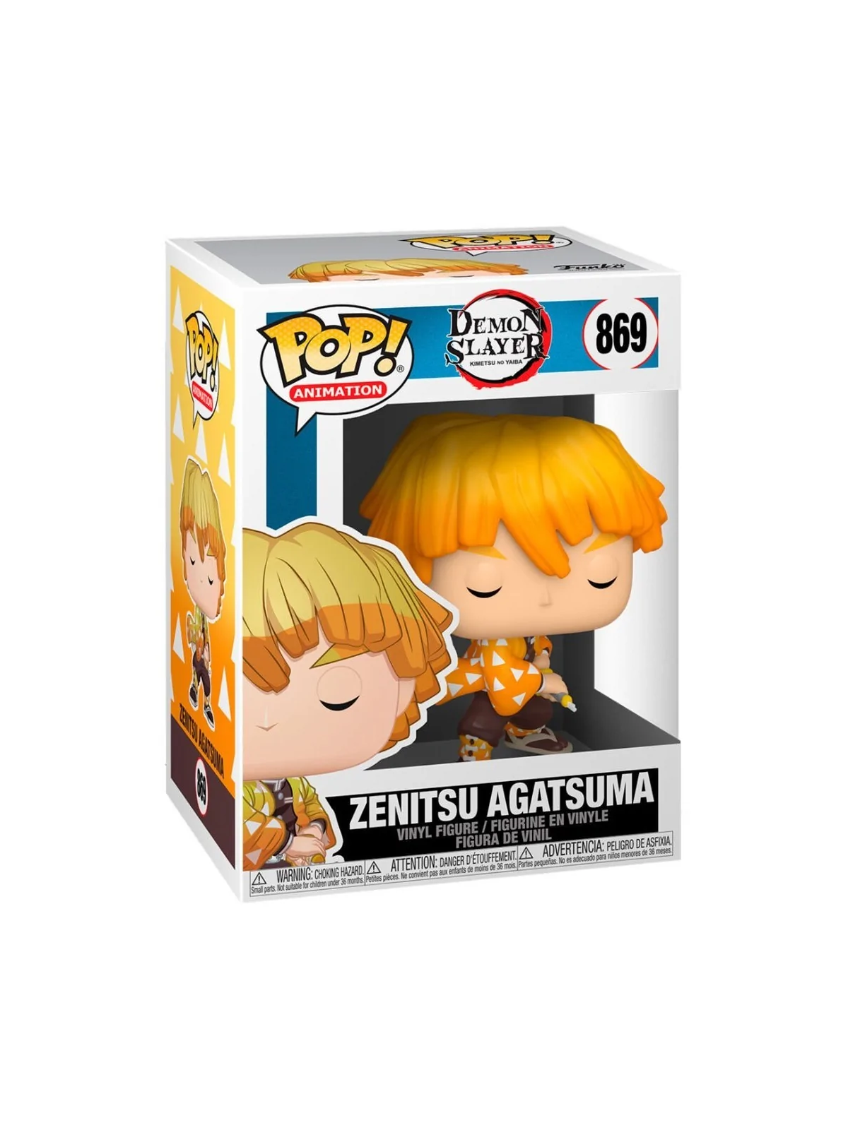 Funko POP! Demon Slayer Kimetsu No Yaiba Zenitsu Agatsuma (869) de Funko en Funko Pop | La Cueva Roja