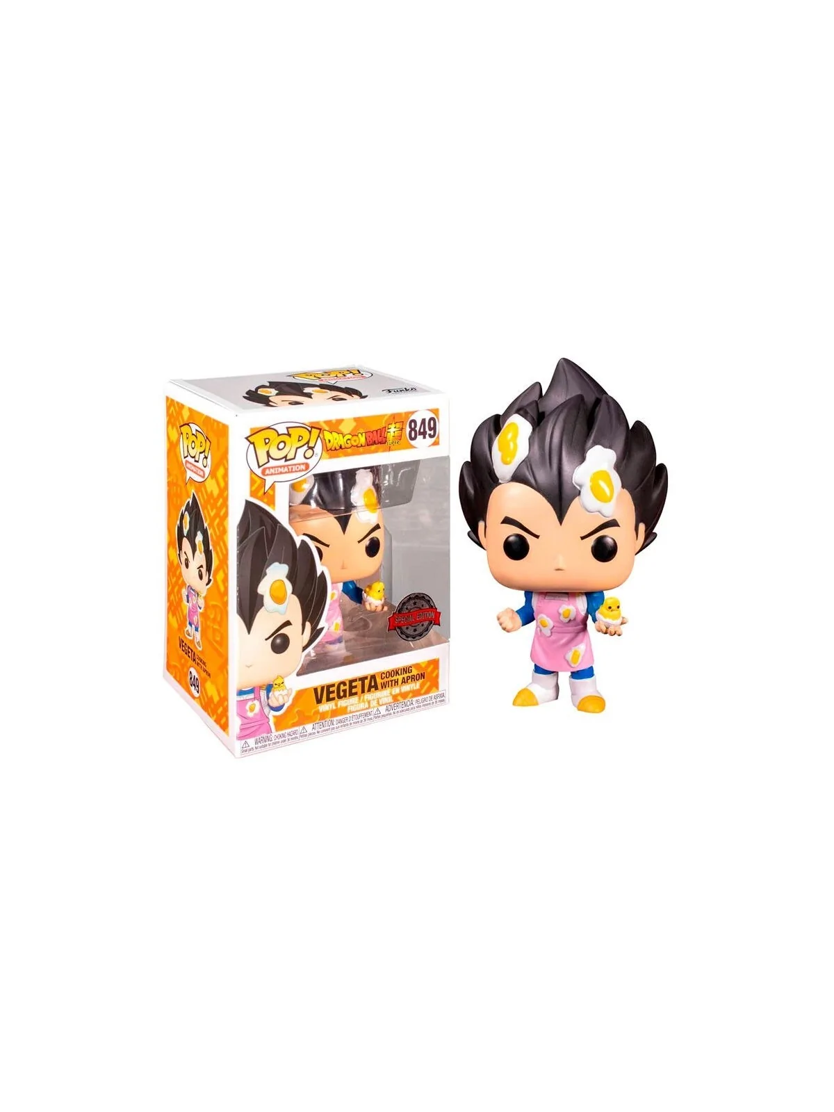 Funko POP! Dragon Ball Super Vegeta Cooking with Apron Exclusive (849) de Funko en Funko Pop | La Cueva Roja