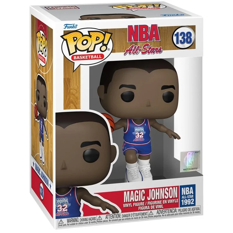 Funko POP! NBA All Star Magic Johnson 1992 (138) de Funko en Funko Pop | La Cueva Roja