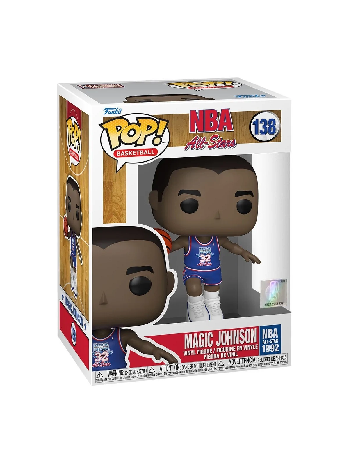 Funko POP! NBA All Star Magic Johnson 1992 (138) de Funko en Funko Pop | La Cueva Roja