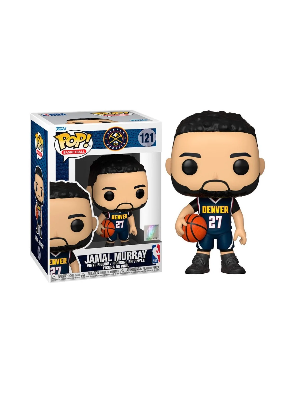 Funko POP! NBA Nuggets Jamal Murray Dark Blue Jersey (121) de Funko en Funko Pop | La Cueva Roja