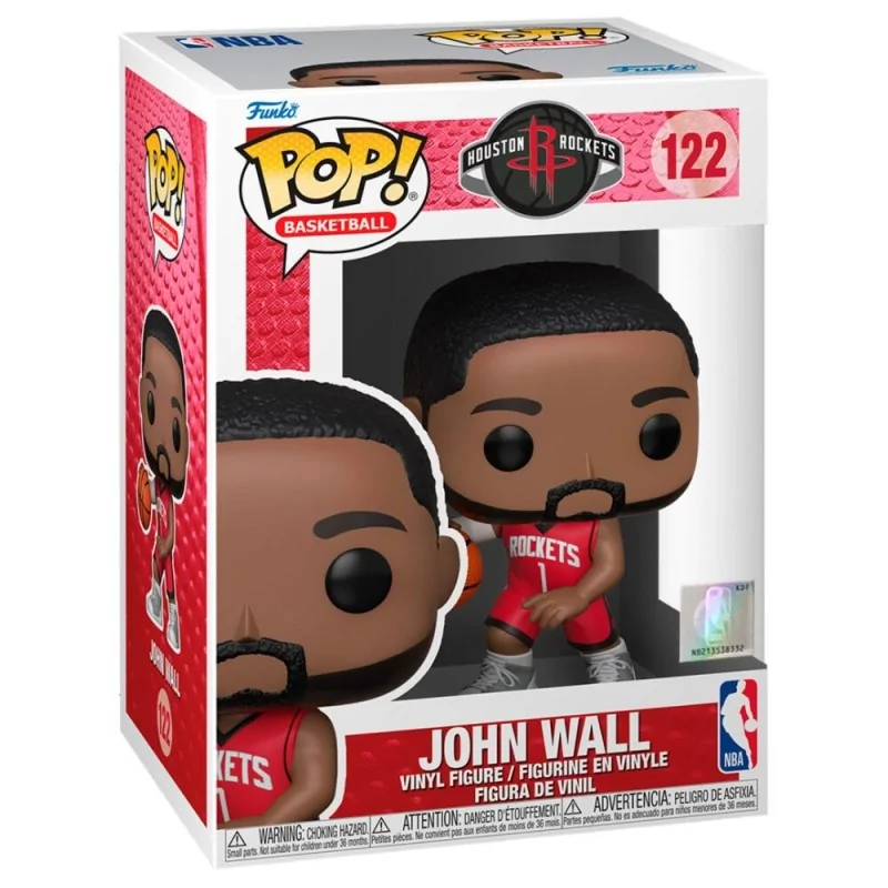 Funko POP! NBA Celtics Rockets JohnWall Red Jersey (122) de Funko en Funko Pop | La Cueva Roja