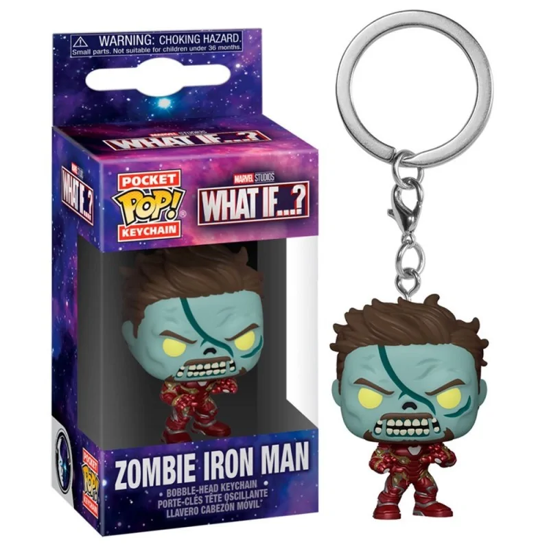 Llavero Funko Pocket POP! Marvel What If Zombie Iron Man de Funko en Colgantes - Llaveros | La Cueva Roja
