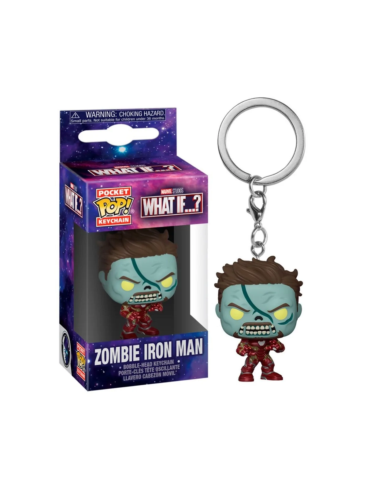 Llavero Funko Pocket POP! Marvel What If Zombie Iron Man de Funko en Colgantes - Llaveros | La Cueva Roja