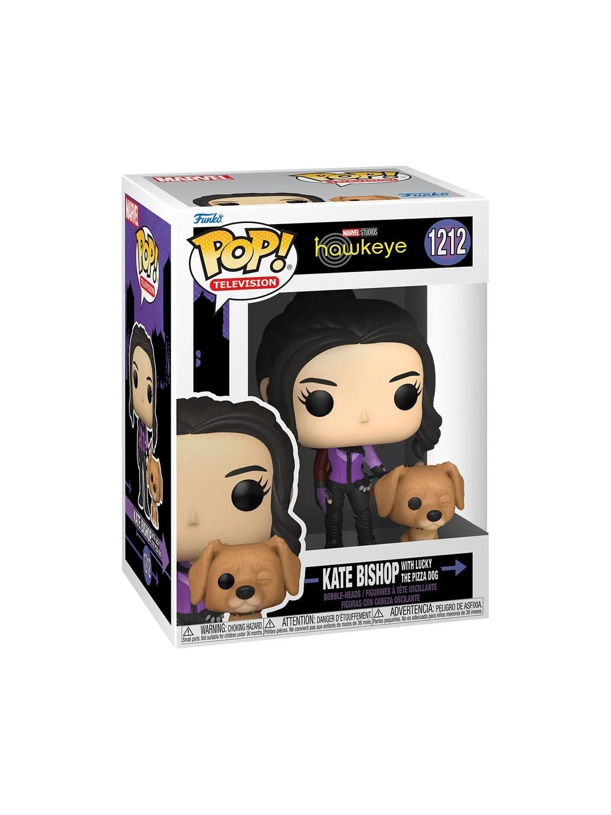 Funko POP! Marvel Hawkeye Kate Bishop Lucky the Pizza Dog (1212) de Funko en Funko Pop | La Cueva Roja