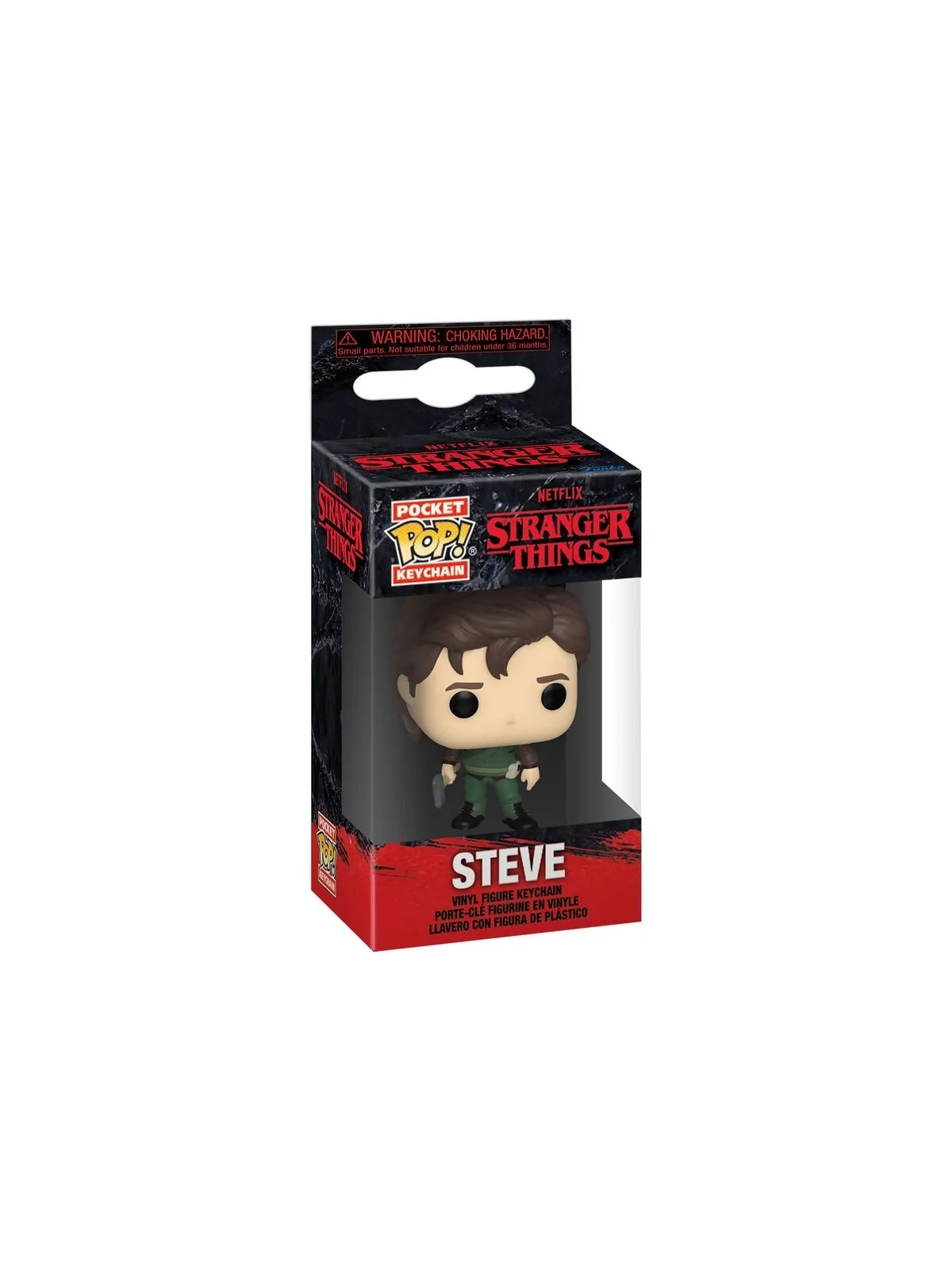 Llavero Funko Pocket POP! Stranger Things Hunter Steve de Funko en Colgantes - Llaveros | La Cueva Roja