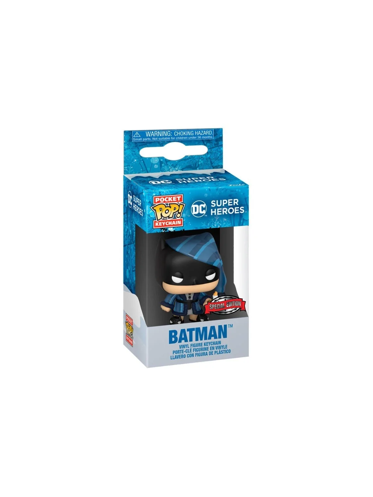 Llavero Funko Pocket POP! DC Comics Holiday Batman Exclusive de Funko en Colgantes - Llaveros | La Cueva Roja