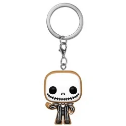 Llavero Funko Pocket POP! Disney Pesadilla Antes de Navidad Jack Skellington Gingerbread Exclusive de Funko en Colgantes - Llave
