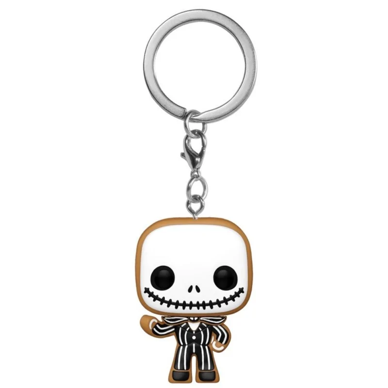 Llavero Funko Pocket POP! Disney Pesadilla Antes de Navidad Jack Skellington Gingerbread Exclusive de Funko en Colgantes - Llave