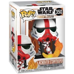 Funko POP! Star Wars Mandalorian Incinerator Stormtrooper (350) de Funko en Colgantes - Llaveros | La Cueva Roja