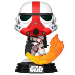 Funko POP! Star Wars Mandalorian Incinerator Stormtrooper (350) de Funko en Colgantes - Llaveros | La Cueva Roja