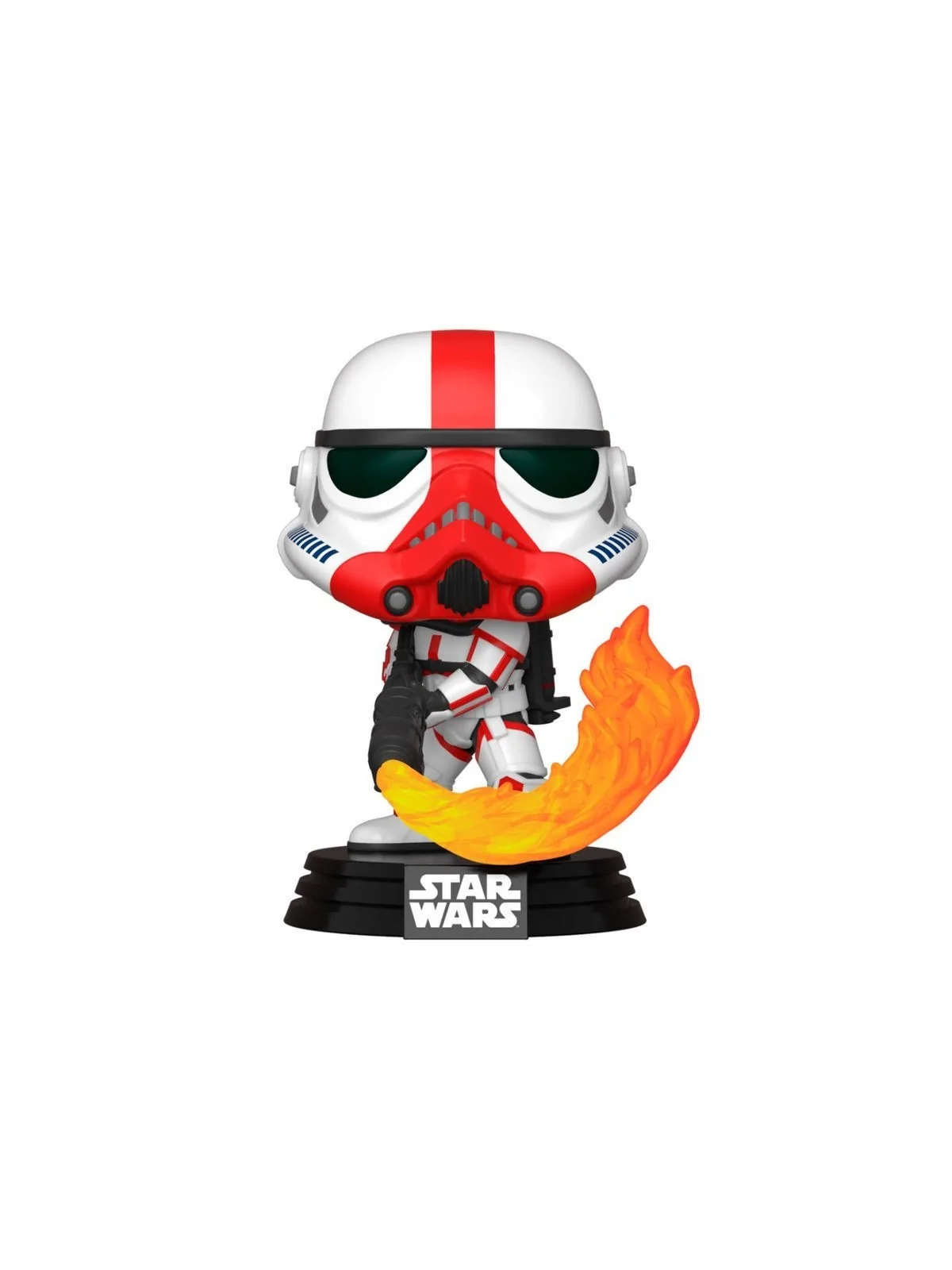 Funko POP! Star Wars Mandalorian Incinerator Stormtrooper (350) de Funko en Colgantes - Llaveros | La Cueva Roja