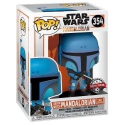 Funko POP! Star Wars Mandalorian Death Watch Mandalorian Two Stripes Exclusive (354) de Funko en Funko Pop | La Cueva Roja