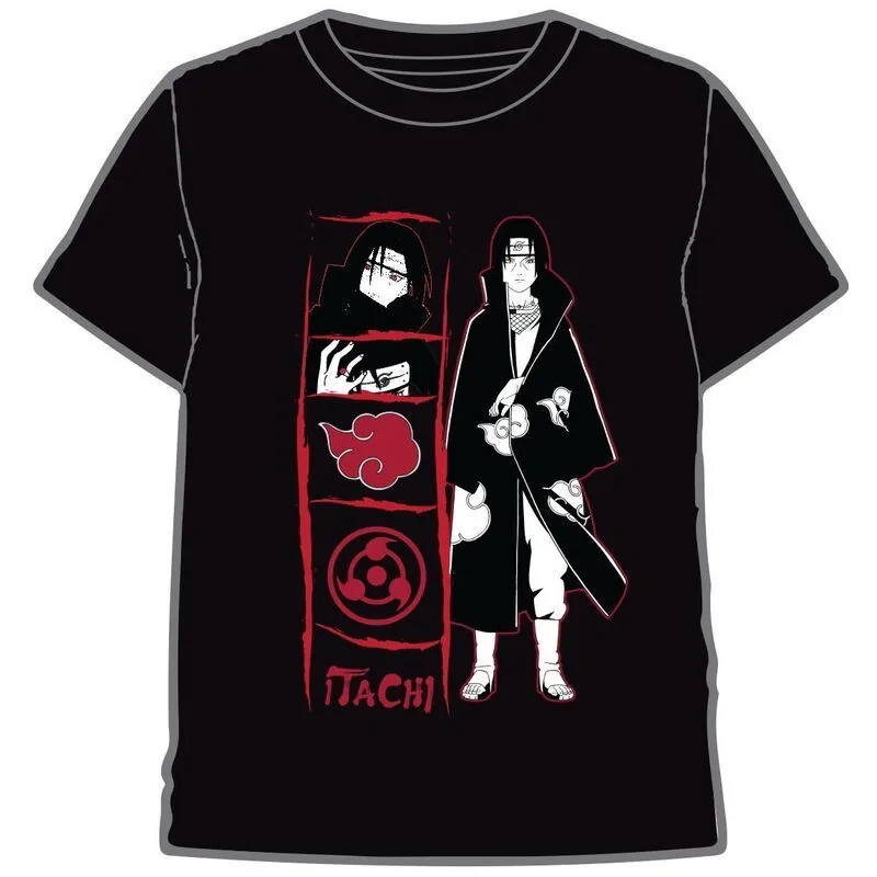 Camiseta Itachi Naruto Shippuden Infantil (Talla 10) de PIERROT en Camisetas | La Cueva Roja