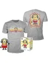 Set Funko POP! & Tee Minions Roller Skating Stuart Metallic Exclusive de Funko en Camisetas | La Cueva Roja