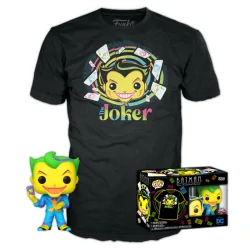 Set Funko POP! & Tee DC Comics Batman Joker Exclusive de Funko en Ropa | La Cueva Roja