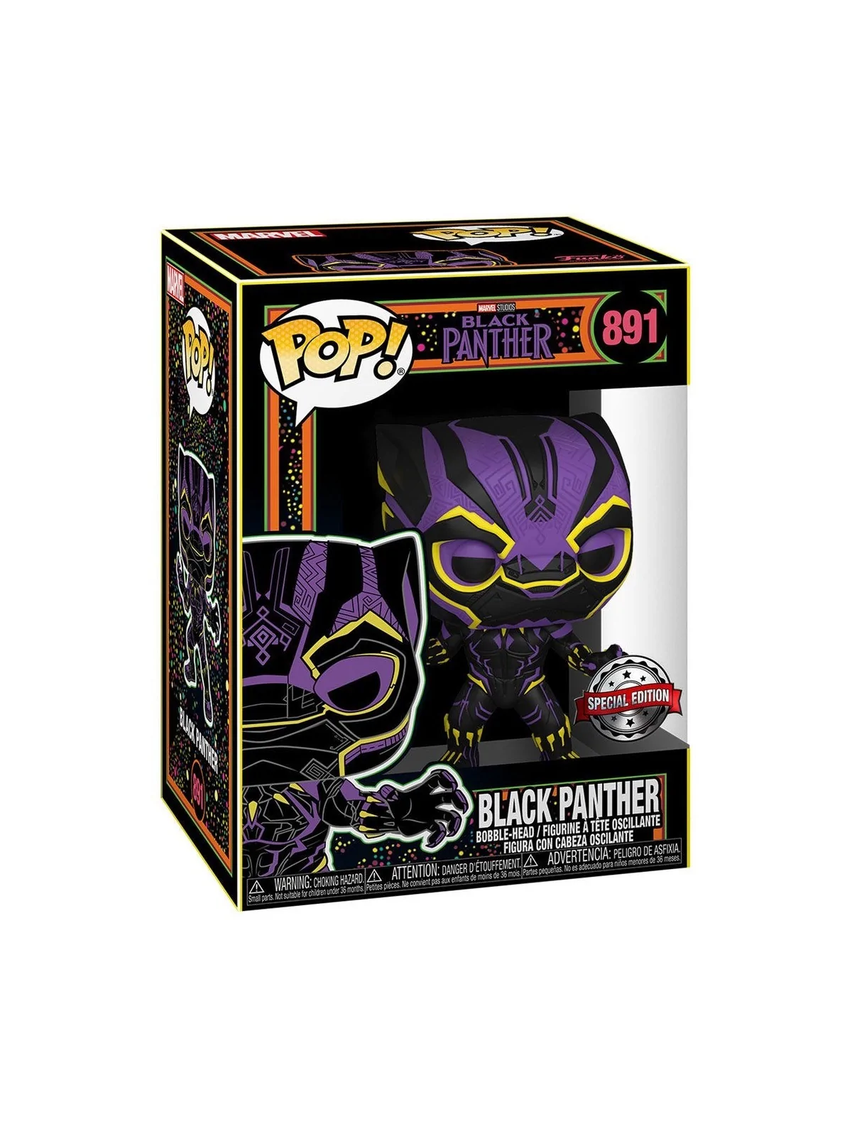Set Funko POP! & Tee Marvel Wakanda Forever Black Panther Exclusive de Funko en Ropa | La Cueva Roja