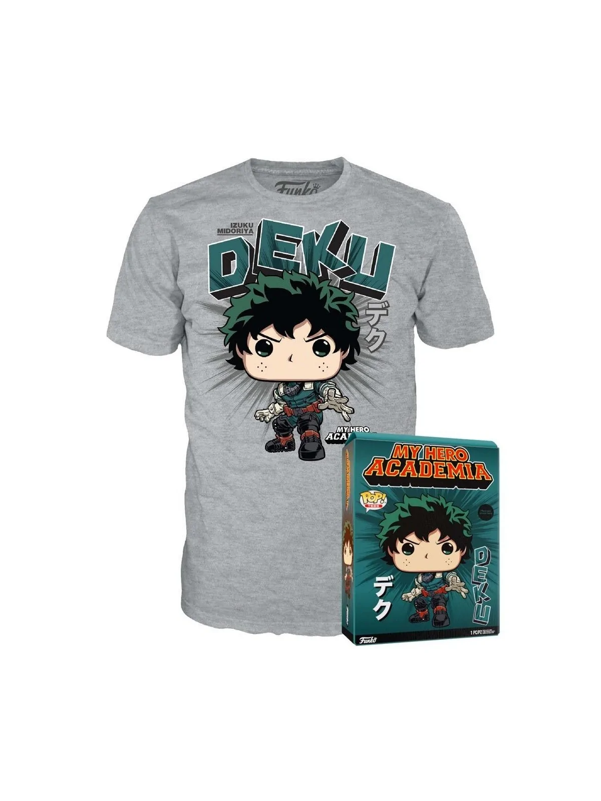 Camiseta Deku Tee My Hero Academia de Funko en Ropa | La Cueva Roja