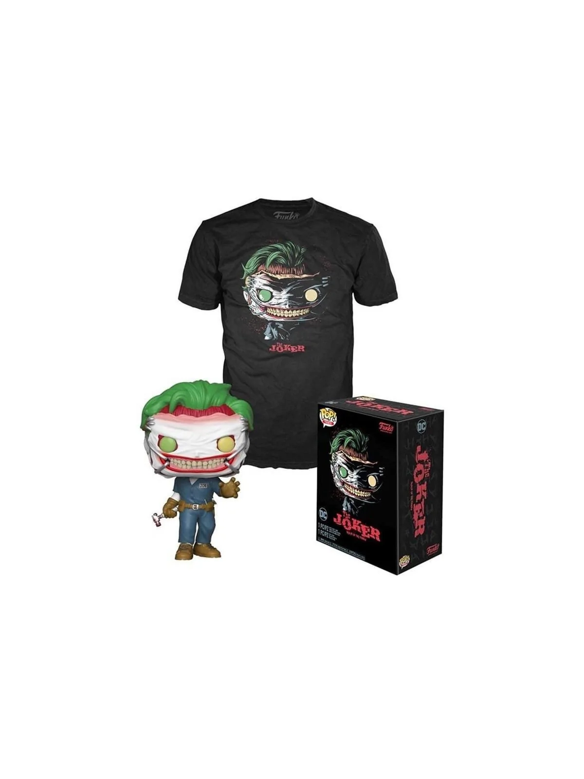 Set Funko POP! & Tee DC Comics The Joker Exclusive de Funko en Funko Pop | La Cueva Roja