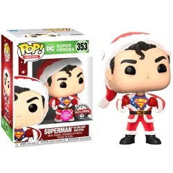 Set Funko POP! & Tee DC Comics Superman Exclusive Flocked de Funko en Ropa | La Cueva Roja