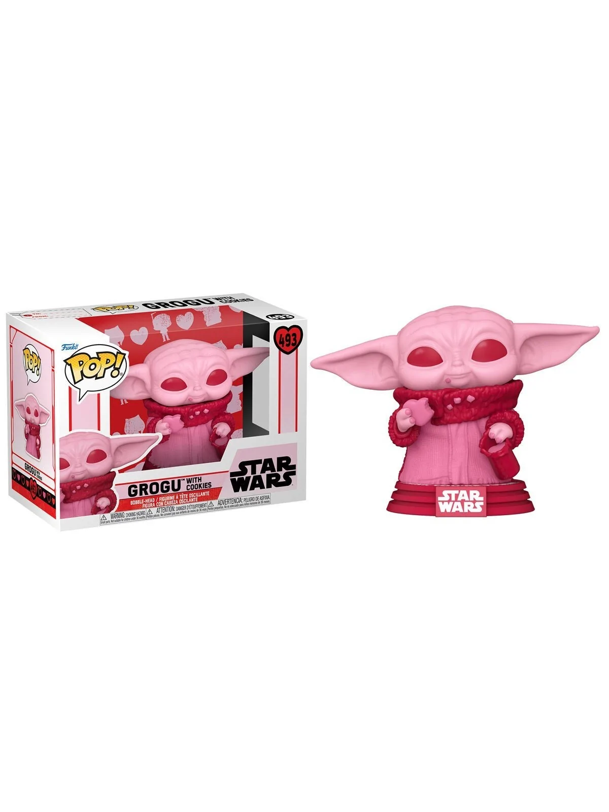 Funko POP! Star Wars Valentines Grogu (493) de Funko en Funko Pop | La Cueva Roja
