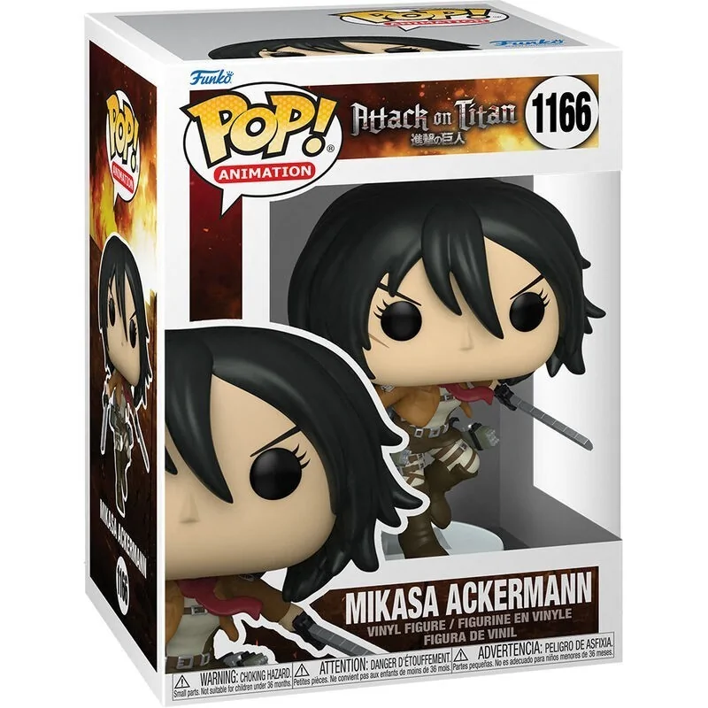 Funko POP! Attack On Titan Mikasa Ackermann (1166) de Funko en Funko Pop | La Cueva Roja
