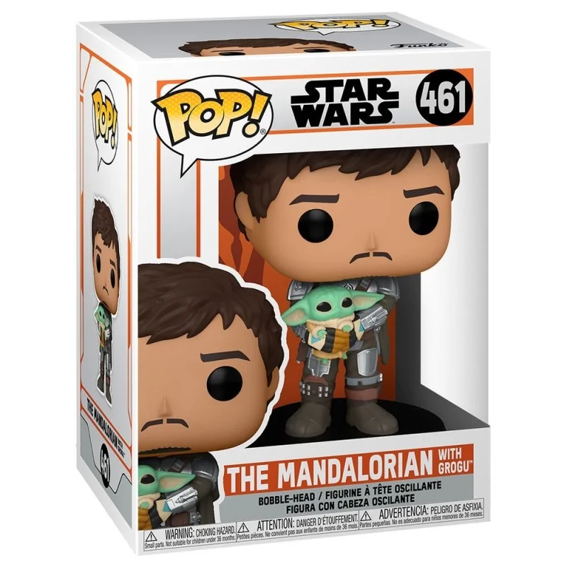Funko POP! Star Wars Mandalorian Mando Holding Child (461) de Funko en Funko Pop | La Cueva Roja