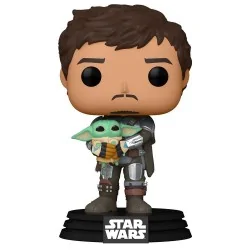 Funko POP! Star Wars Mandalorian Mando Holding Child (461) de Funko en Funko Pop | La Cueva Roja