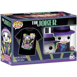 Set Funko POP! & Tee DC Comics Batman The Joker de Funko en Camisetas | La Cueva Roja