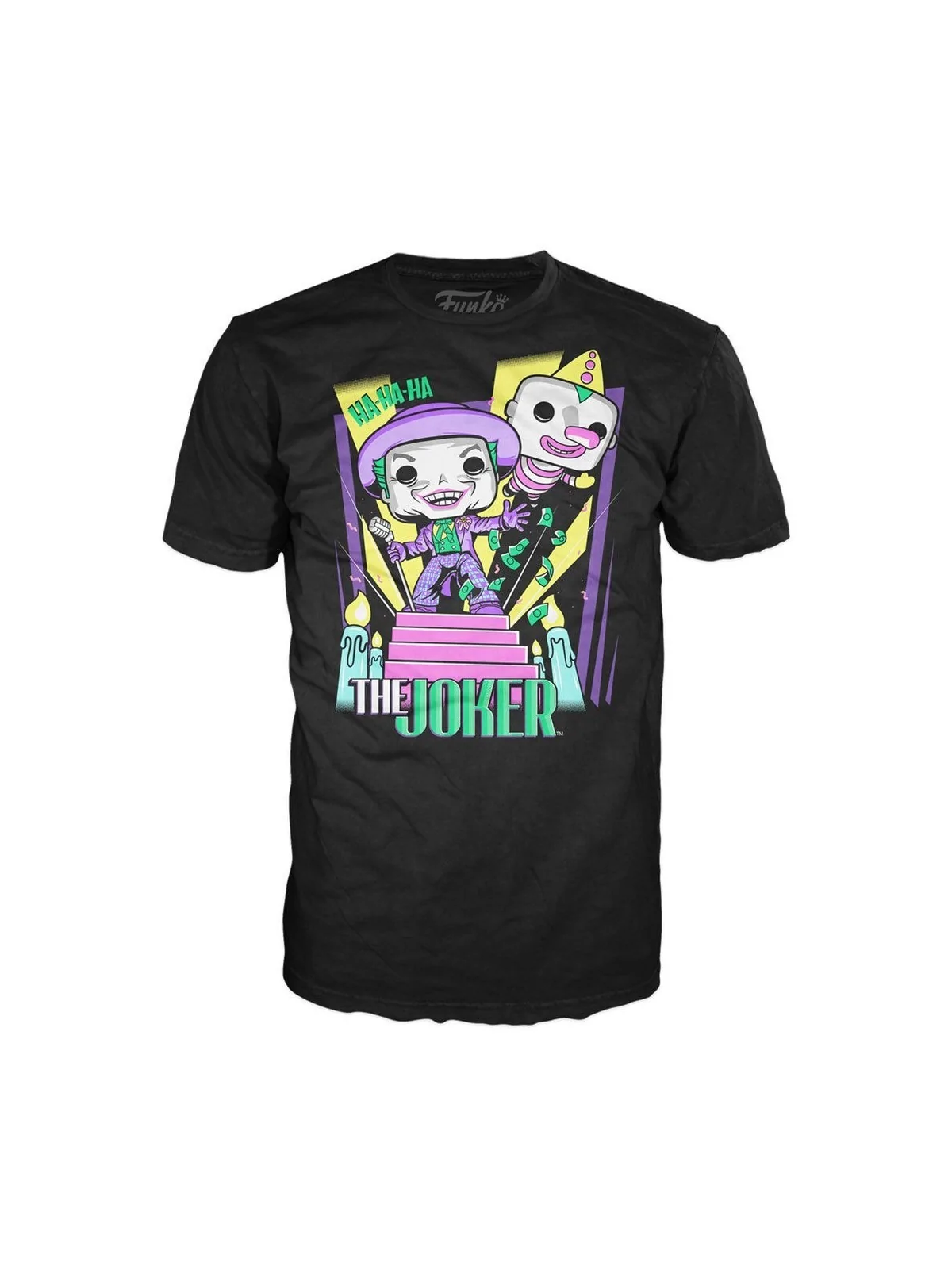 Set Funko POP! & Tee DC Comics Batman The Joker de Funko en Camisetas | La Cueva Roja