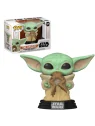 Funko POP! Star Wars The Mandalorian Baby Yoda con Rana (379) de Funko en Funko Pop | La Cueva Roja