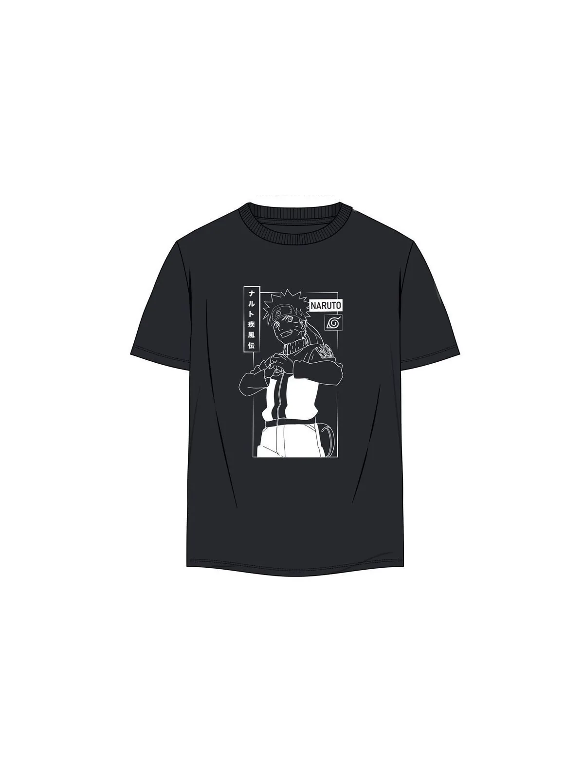 Camiseta Naruto Shippuden Adulto de Difuzed en Camisetas | La Cueva Roja