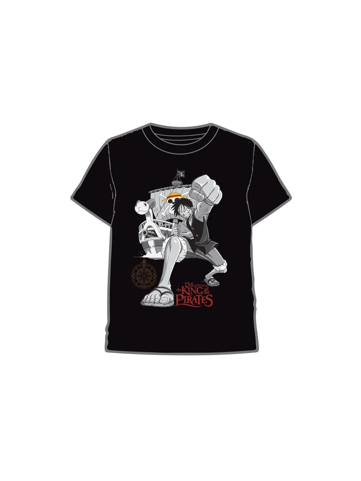 Camiseta King Pirates One Piece Adulto de TOEI ANIMATION en Camisetas | La Cueva Roja
