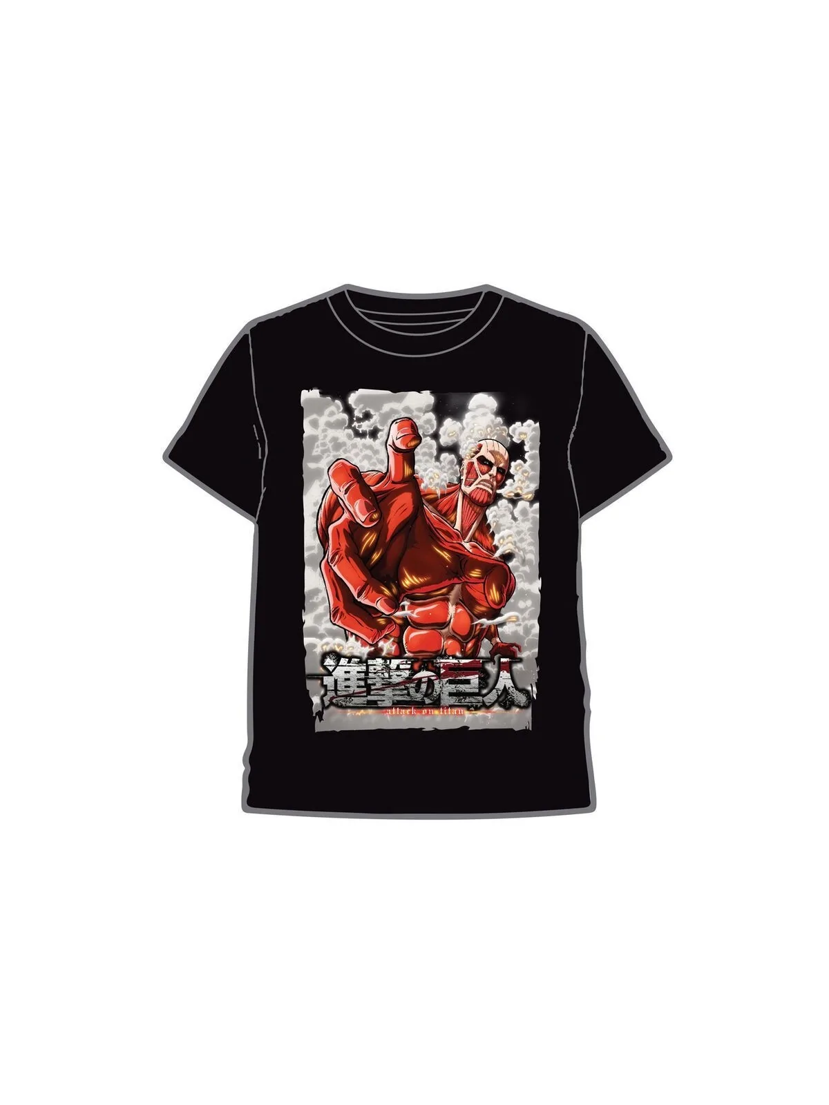 Camiseta Titan Colosal Attack on Titan Adulto de SELECTA VISION en Ropa | La Cueva Roja