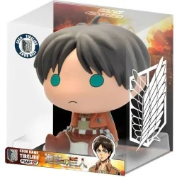 Hucha Eren Chibi Attack on Titan 16cm de Plastoy en Carteras - Monederos | La Cueva Roja