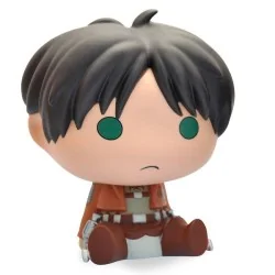 Hucha Eren Chibi Attack on Titan 16cm de Plastoy en Carteras - Monederos | La Cueva Roja
