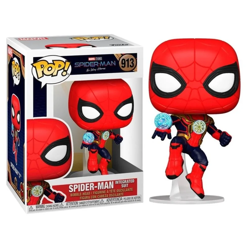 Funko POP! Marvel Spiderman No Way Home Spiderman Integrated Suit (913) de Funko en Funko Pop | La Cueva Roja