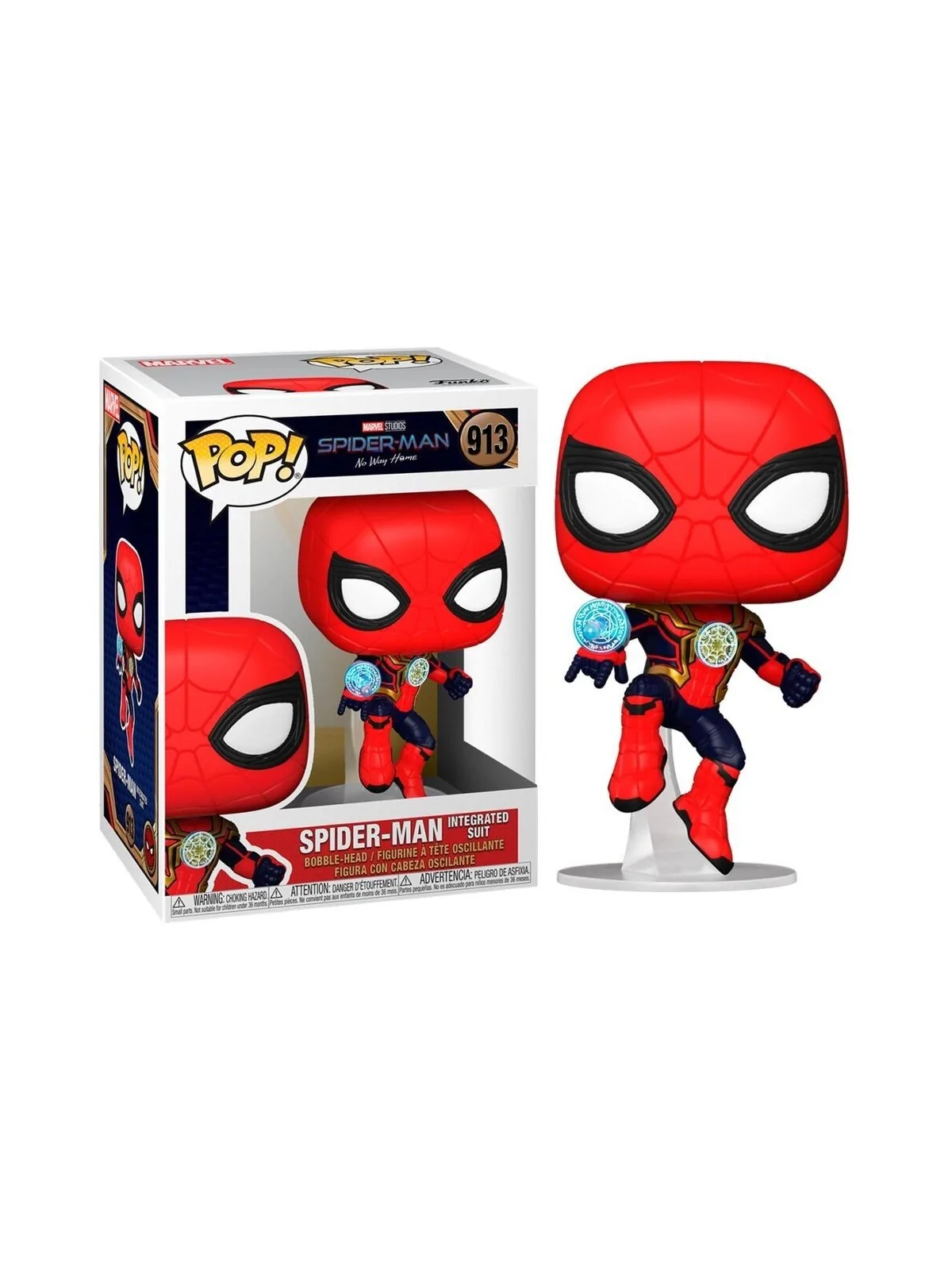 Funko POP! Marvel Spiderman No Way Home Spiderman Integrated Suit (913) de Funko en Funko Pop | La Cueva Roja