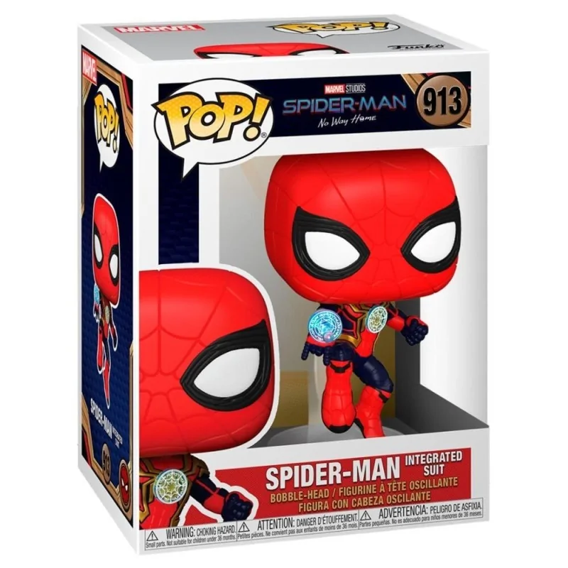 Funko POP! Marvel Spiderman No Way Home Spiderman Integrated Suit (913) de Funko en Funko Pop | La Cueva Roja