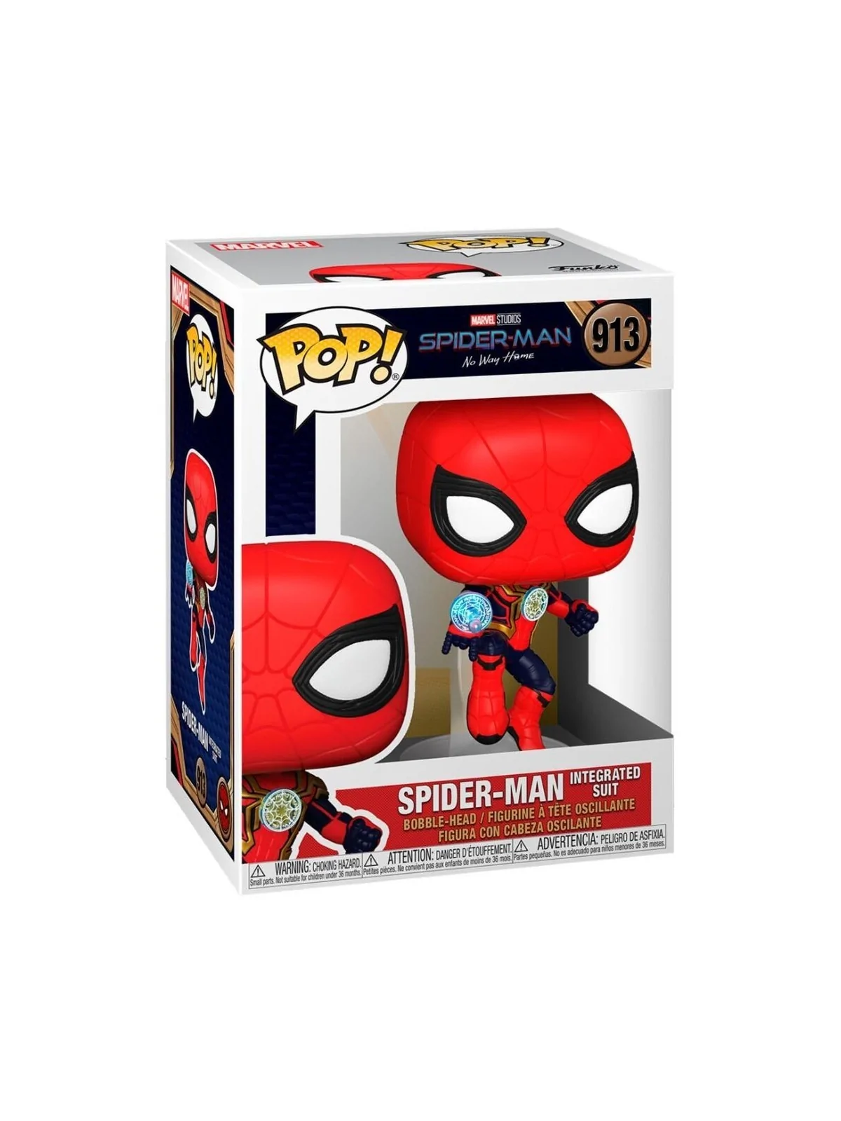 Funko POP! Marvel Spiderman No Way Home Spiderman Integrated Suit (913) de Funko en Funko Pop | La Cueva Roja