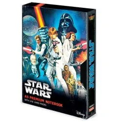 Cuaderno A5 premium VHS Star Wars de Pyramid en Papelería | La Cueva Roja