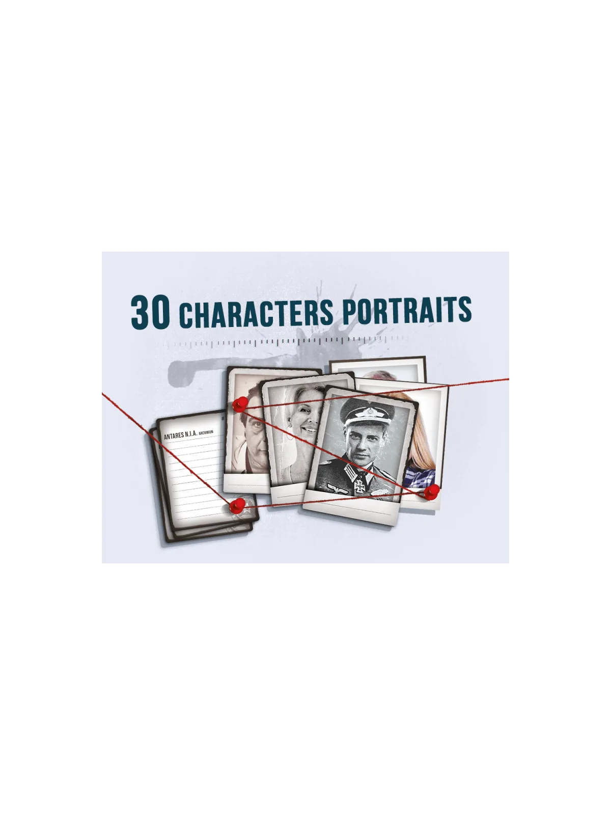 Detective: 30 Character Portraits - Mini Expansion de  en Juegos de Tablero | La Cueva Roja