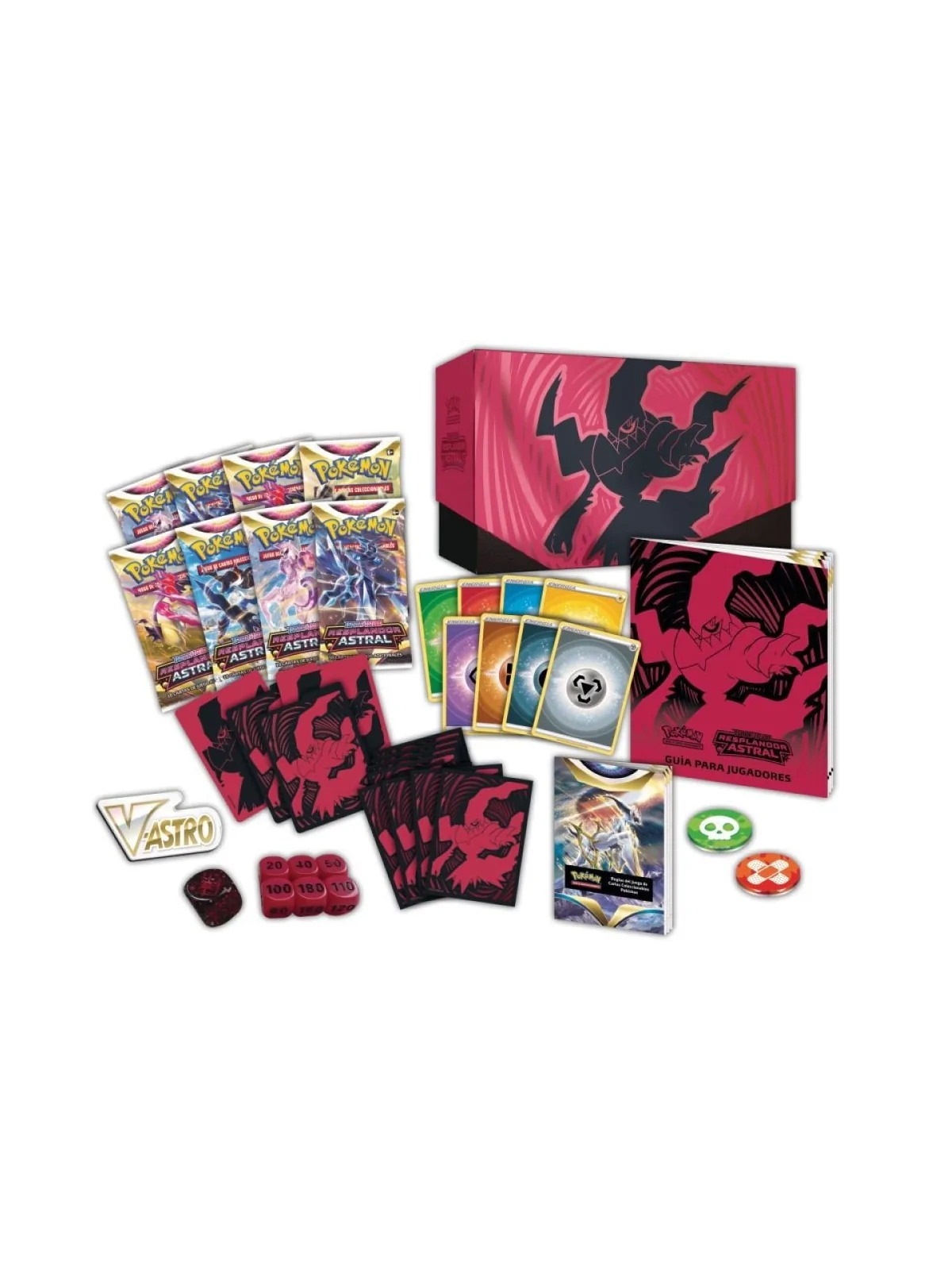 Estuche Entrenador Elite Resplandor Astral Espada y Escudo Pokemon de  en Juegos de Cartas | La Cueva Roja