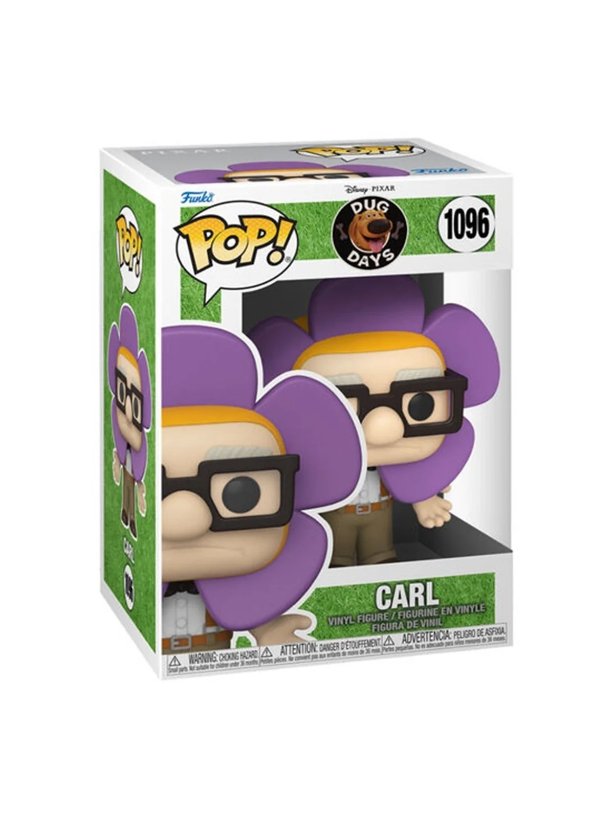 Funko POP! Disney Up Dug Days Carl Flor (1096) de Funko en Funko Pop | La Cueva Roja